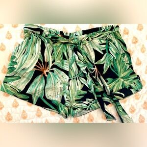 Chaser NWT Palm Print Shorts Size Medium